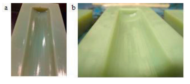 7PP and COC injection molded parts